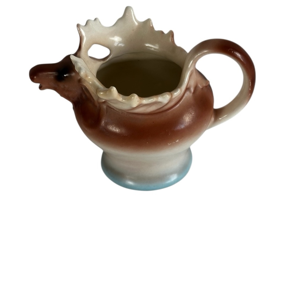 Vintage Czechoslovakia Elk Ceramic Creamer Hand painted - Picture 2 of 15
